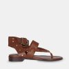 Micuir Sandalias Planas | Biarritz Cuero 2Cm